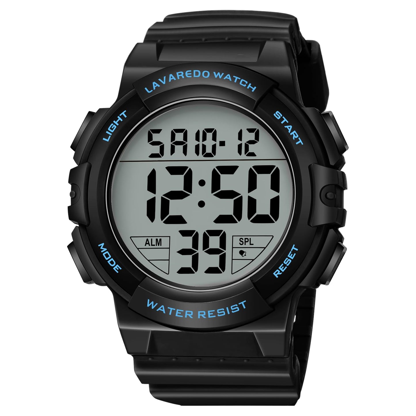 HOTMens Digital Watch, Sport Military Watches for Men Waterproof LED Screen Large Face Tactical Watch with Backlight Alarm Stopwatch Wrist Watch