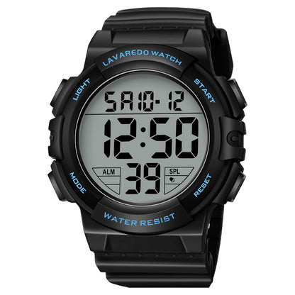 HOTMens Digital Watch, Sport Military Watches for Men Waterproof LED Screen Large Face Tactical Watch with Backlight Alarm Stopwatch Wrist Watch