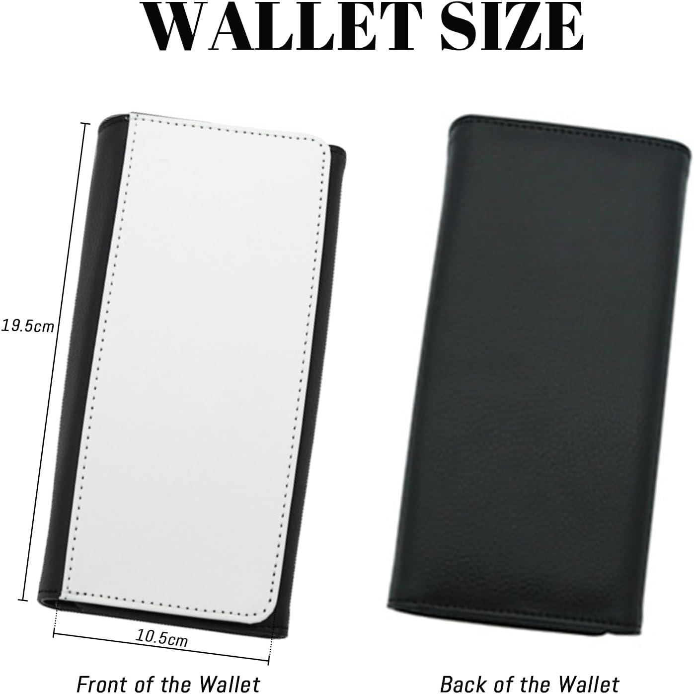 HOTCustom Large Wallet Photo Personalized for Women, PU Leather Picture Purse Credit Card Phone Clutch, Customized Trifold Flip Long & Big Capacity Wallet