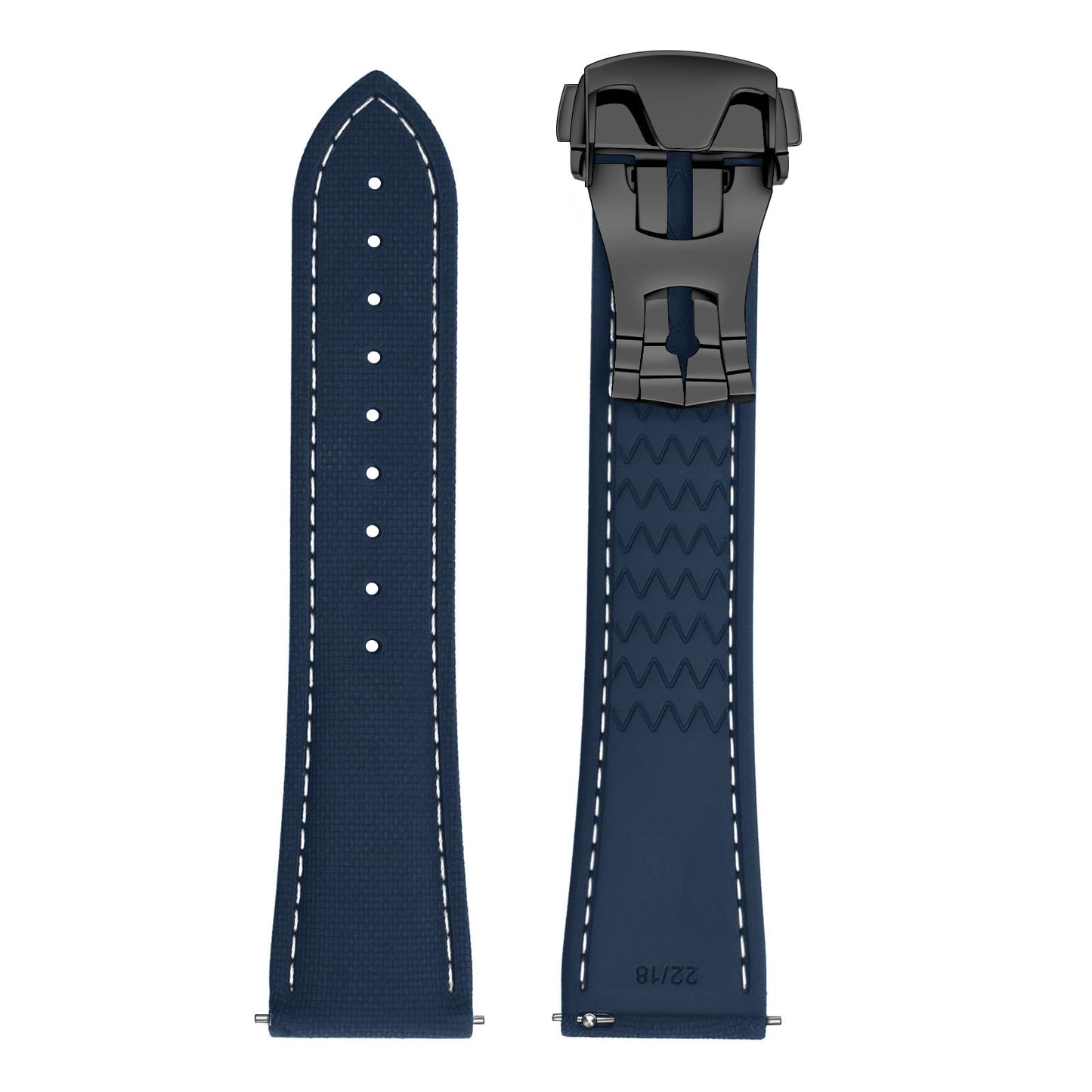 HOTWatch Strap Watch Band 20mm 22mm Man Waterproof Quick Release Bands Sport Replacement Strap Soft FKM Rubber Watchband