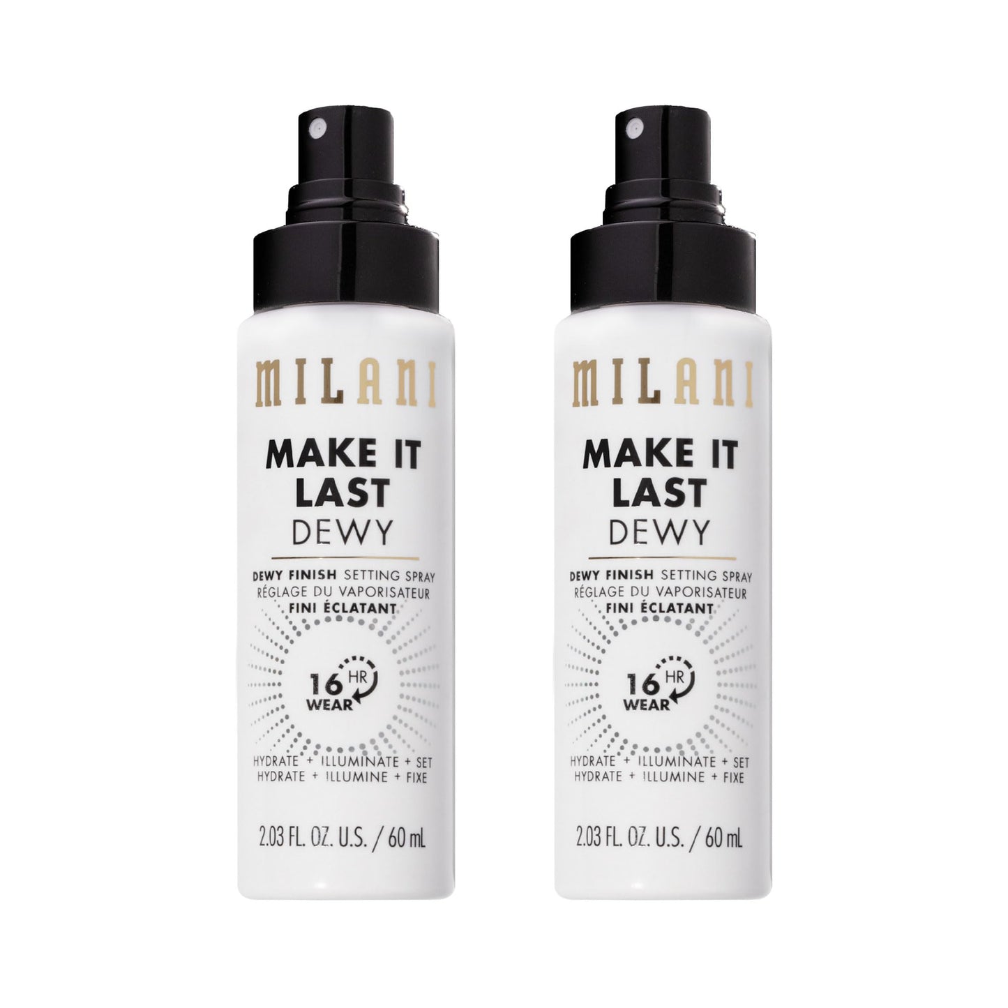 HOTMilani Setting Spray + Primer, Make It Last Original - Natural Finish with Niacinamide for Hydration, Setting Spray for Makeup and Face Primer, 3-in-1 Prime + Hydrate + Set, 2.03 Fl. Oz
