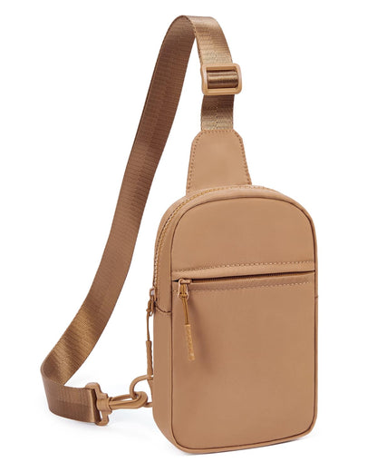 HOTCHOLISS Small Sling Bag for Women and Men, Crossbody Bags Trendy Fanny Packs Chest Bag with Extended Strap