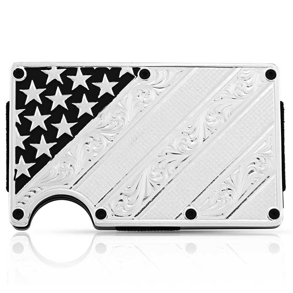 HOTMontana Silversmiths Made in the USA Western Lifestyle Credit Card & Cash Case (Montana Classic)