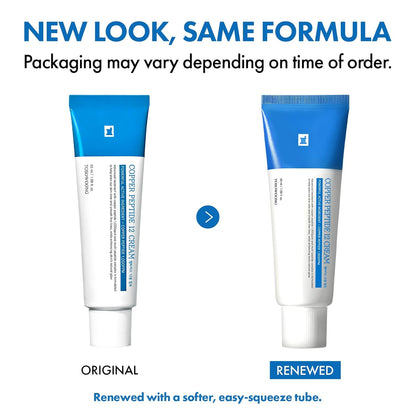 HOTTOSOWOONG Copper Peptide 12 Cream, 99% Purity of Copper Tripeptide-1, GHK-Cu, 12 Multi-Peptide Powerful Anti Aging Formula for Fine Lines, Firming, Skin Elasticity, Korean Skincare, 50ml / 1.69 fl.oz.