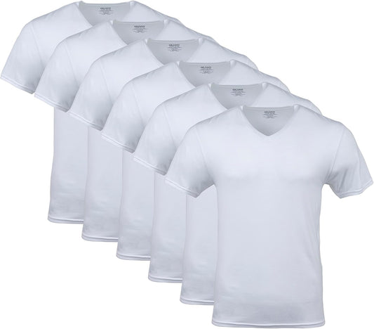 HOTGildan Men's V-Neck T-Shirts, Multipack, Style G1103