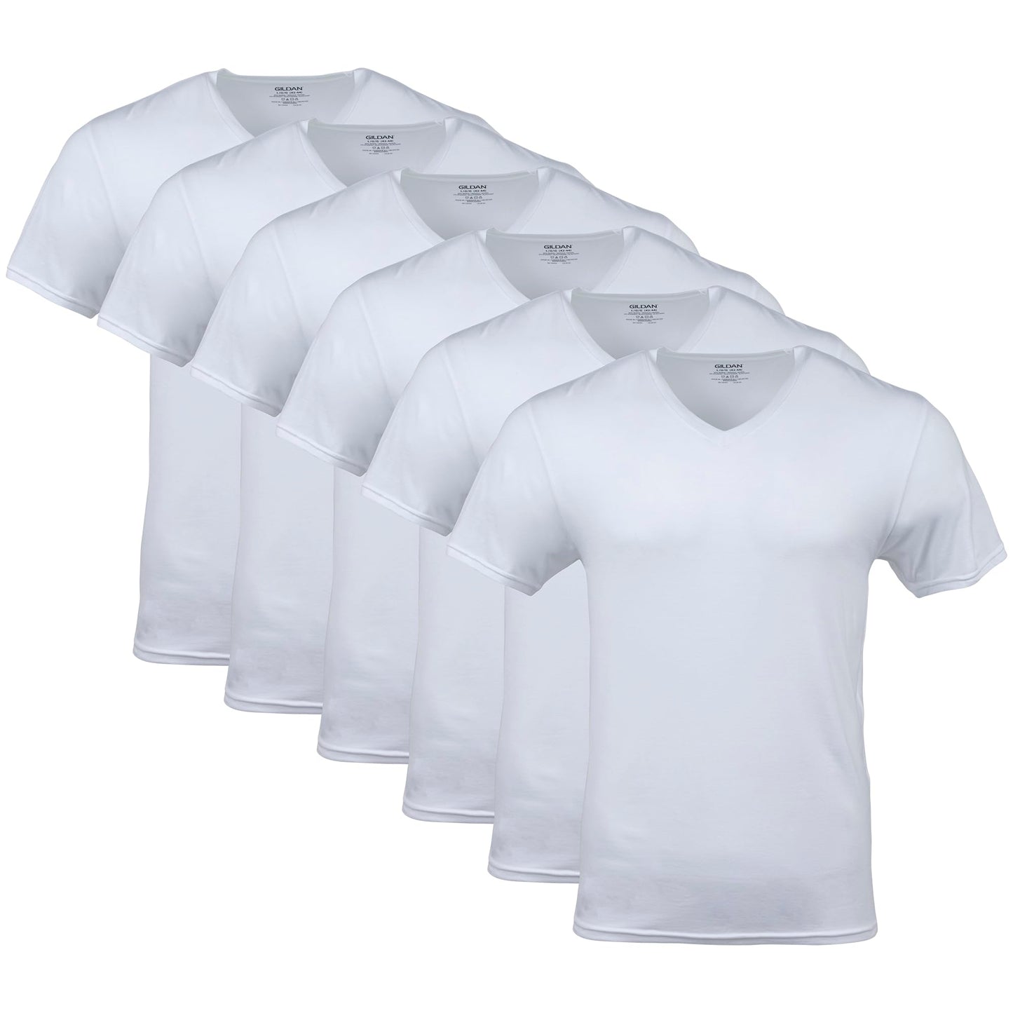 HOTGildan Men's V-Neck T-Shirts, Multipack, Style G1103