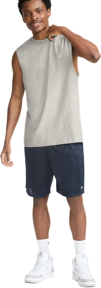HOTChampion Men's Muscle Tank, Classic Graphic Muscle Tee, Sleeveless T-shirt for Men (Reg. Or Big & Tall)
