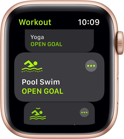 HOTApple Watch SE (GPS + Cellular, 40mm) - Gold Aluminum Case with Pink Sand Sport Band (Renewed)