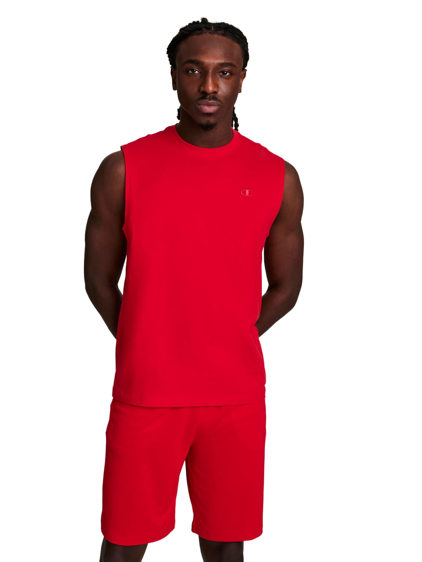 HOTChampion Men's Muscle Tank, Classic Graphic Muscle Tee, Sleeveless T-shirt for Men (Reg. Or Big & Tall)
