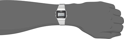 HOTCasio Men's A700W-1ACF Classic Digital Display Quartz Silver Watch
