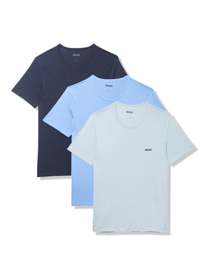 HOTBOSS Men's Logo Embroidered Cotton Tee 3 Pack