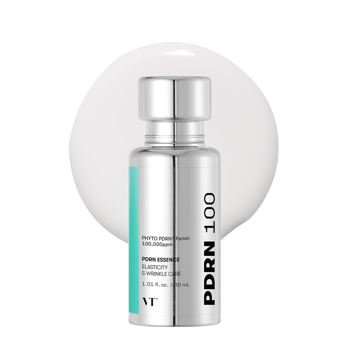 HOTVT COSMETICS PDRN 100 Essence, Intensive Glow Serum, 100,000ppm Vegan PDRN, Skin Restoration & Plumping, Hydrating & Moisturizing, Firming, Fine Lines, Korean Skincare 1.01 fl. Oz.
