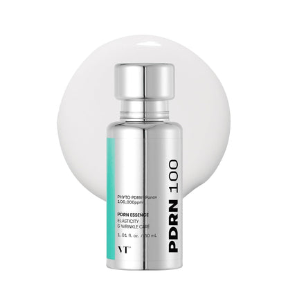 HOTVT COSMETICS PDRN 100 Essence, Intensive Glow Serum, 100,000ppm Vegan PDRN, Skin Restoration & Plumping, Hydrating & Moisturizing, Firming, Fine Lines, Korean Skincare 1.01 fl. Oz.