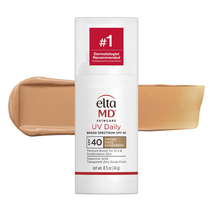 HOTEltaMD UV Daily SPF Face Sunscreen Moisturizer with Zinc Oxide, Daily Face Moisturizer with SPF, Sunscreen for Dry Skin