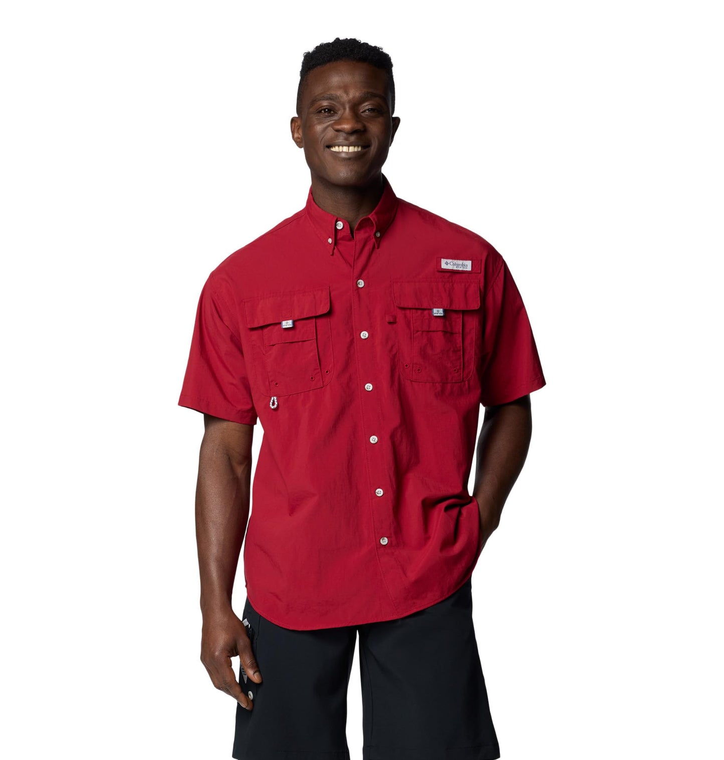 HOTColumbia Men's PFG Bahama II Short Sleeve Fishing Shirt