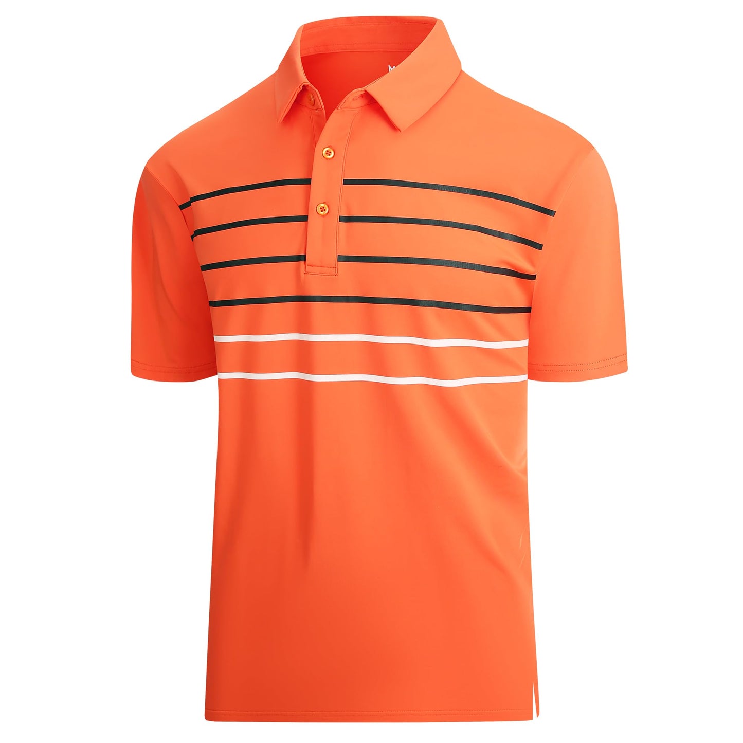 HOTAlex Vando Mens Golf Shirt Moisture Wicking Quick-Dry Short Sleeve Polo | UPF40,Soft & stretch,Sweat resistant,Multi-scene sports & office apparel