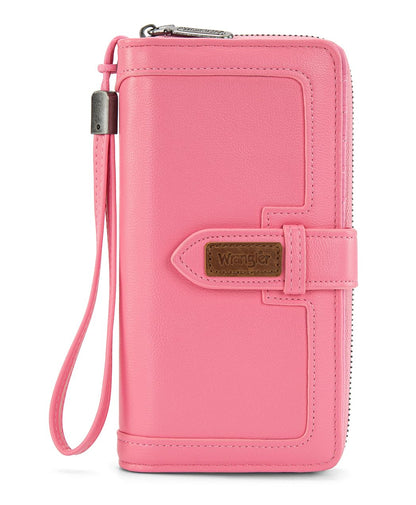 HOTX Wrangler Women's Wallets Bifold Wristlet Wallets for Women Large Capacity Credit Card Wallet with ID Window
