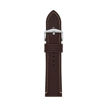 HOTFossil Men's 22mm Dark Brown LiteHide™ Leather Watch Band
