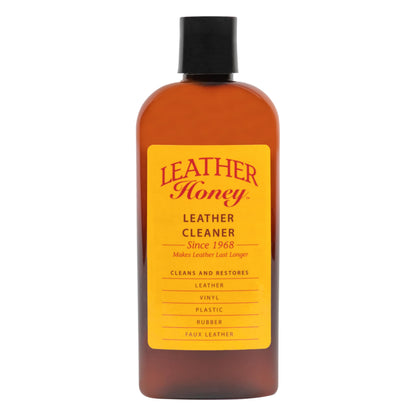 HOTLeather Honey Leather Cleaner: Non-Toxic Leather Care Made in the USA Since 1968. Deep Cleans Leather, Faux & Vinyl - Couches, Car Seats, Purses, Tack, Shoes & Bags. Safe Any Colors & White Leather