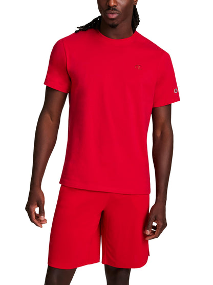 HOTChampion Men's Classic Short Sleeve T-Shirt, Standard Fit, Midweight 100% Cotton, Available in Regular and Big & Tall