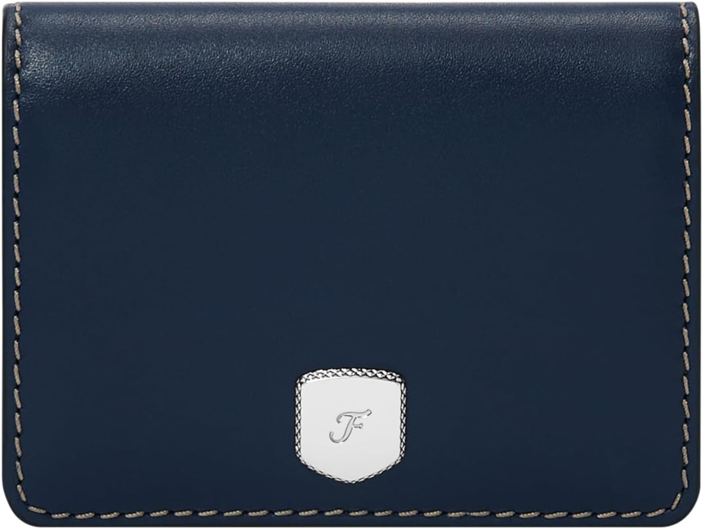 HOTFossil Women's Wallet, Lennox Small Flap Wallet for Women, Insignia Blue