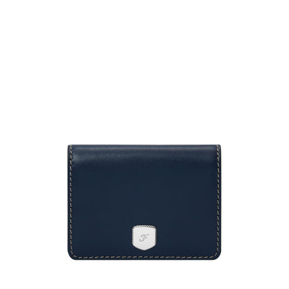 HOTFossil Women's Wallet, Lennox Small Flap Wallet for Women, Insignia Blue