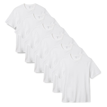 HOTAmazon Essentials Men's Regular-Fit Short-Sleeve T-Shirt, Pack of 6