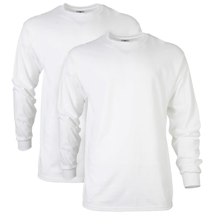 HOTGildan Adult Ultra Cotton Long Sleeve T-Shirt, Style G2400, Multipack