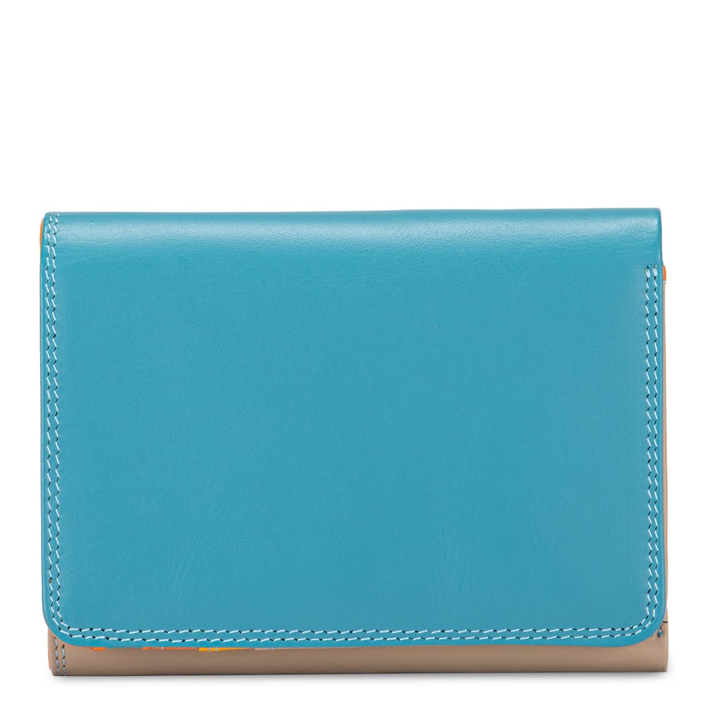 HOTmywalit Tri-Fold Leather Wallet | 8 Card Slots Wallet | ID Window & Coin Pocket | Copacabana | Stylish & Functional Accessory for Men & Women | Perfect for Everyday Use