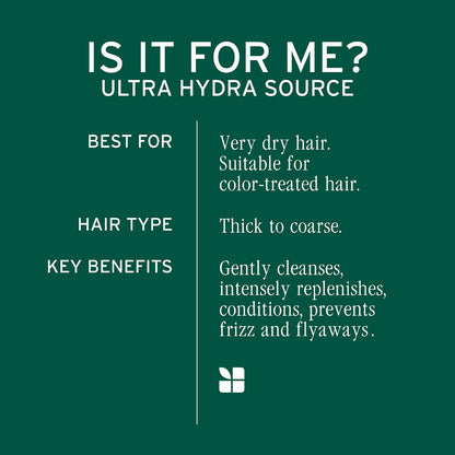 HOTBiolage Ultra Hydra Source Shampoo - Deeply Moisturizes & Conditions Very Dry Hair, For Thick Hair