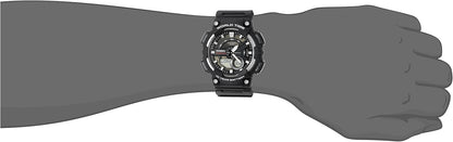 HOTCasio AEQ110BW Series | Men’s Analog-Digital Watch |100M WR | Multi Alarms | 100 SEC Stopwatch | Countdown Timer | World Map for World Time | LED Light | LC Display | 10 Year Battery