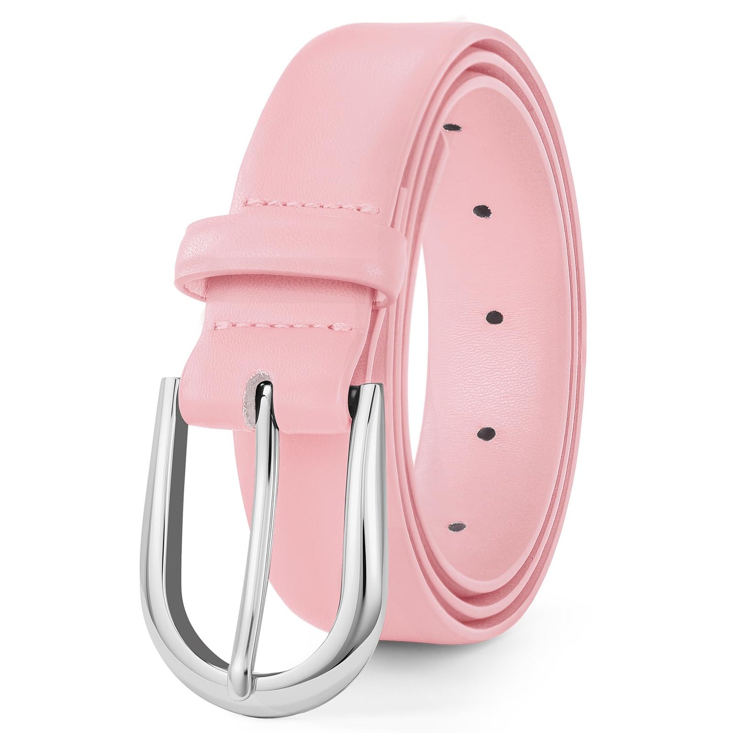 HOTWomen Belt for Jeans Pants Fashion Gold Buckle Ladies Dress Waist Belt