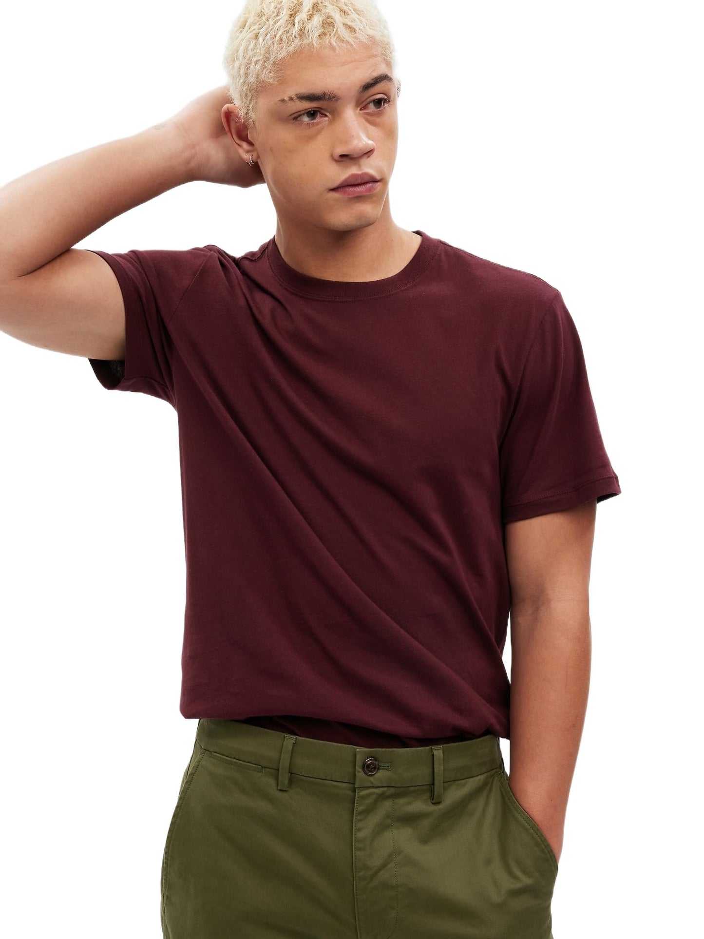 HOTGap Mens Everyday Soft Crewneck T-Shirt Tee