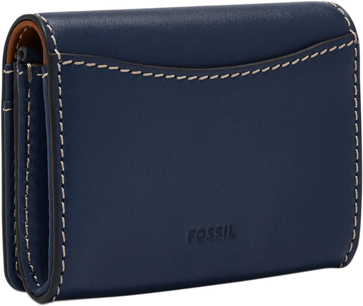 HOTFossil Women's Wallet, Lennox Small Flap Wallet for Women, Insignia Blue
