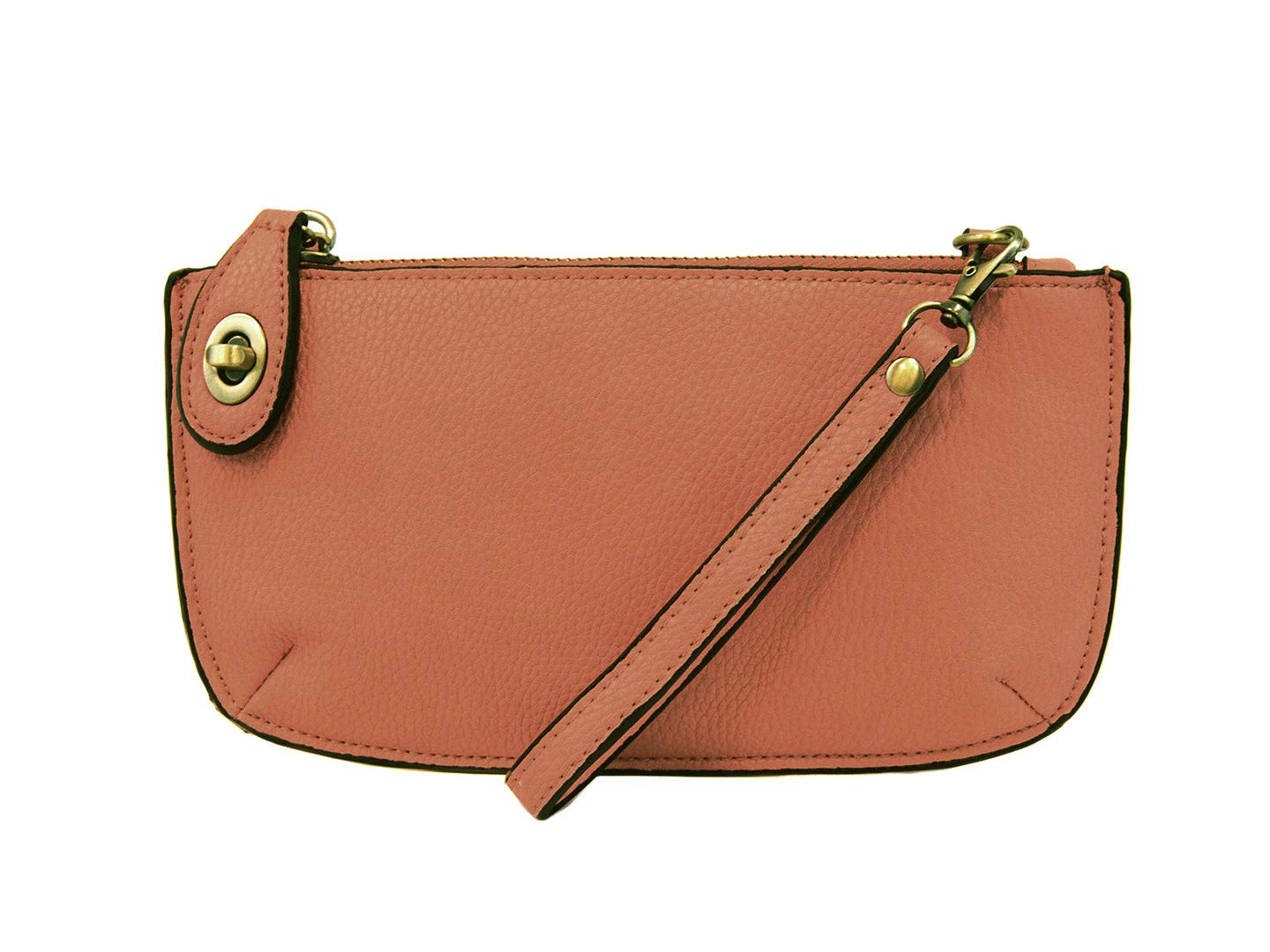 HOTJoy Susan Women's Fashion Purse Mini Crossbody Wristlet Clutch Handbag - Stone