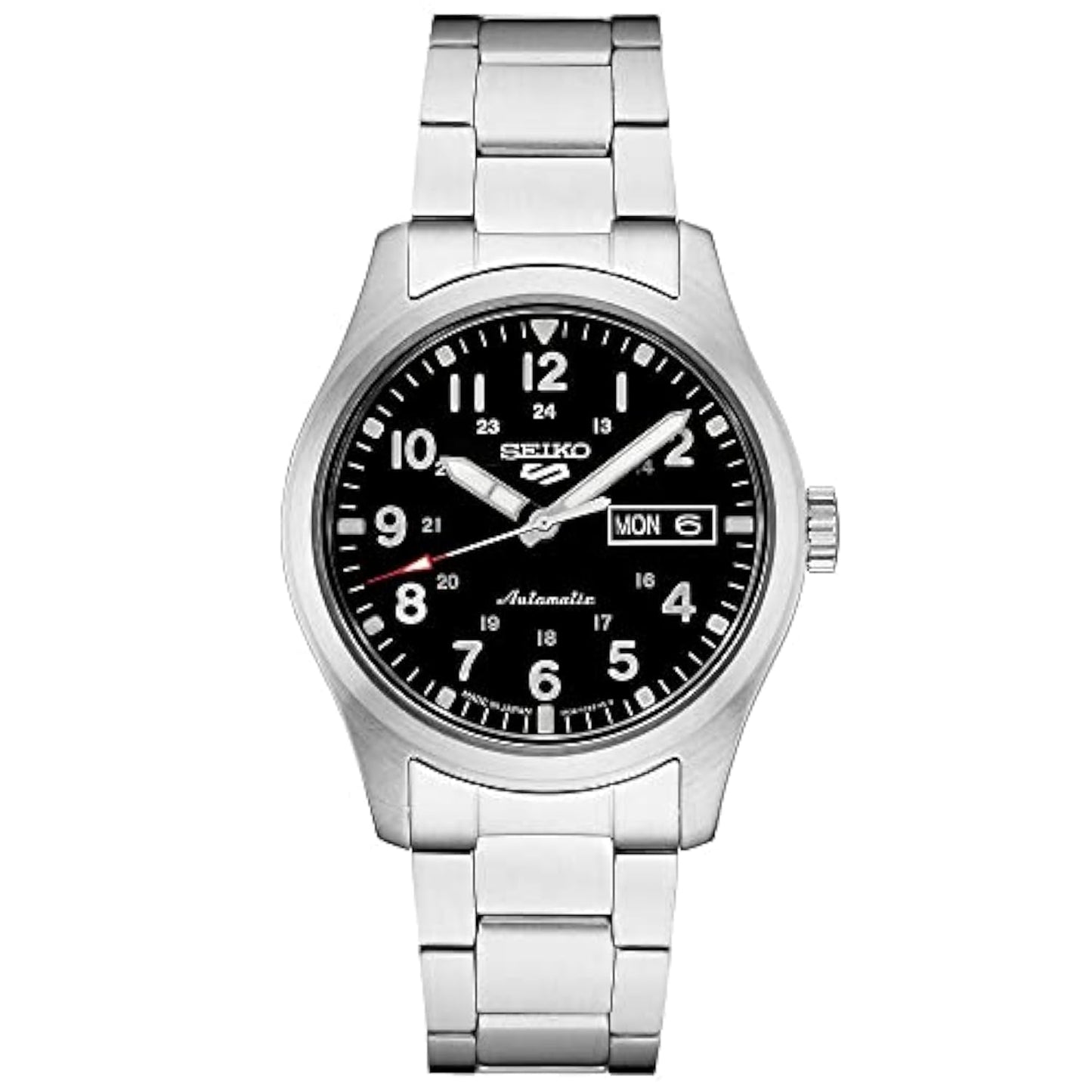 HOTSEIKO 5 Sports Automatic Watch for Men | 5 Sports - Day/date Calendar, Lumibrite Hands and Markers, Rotating Bezel, 100m Water-Resistant, 4R36 Movement