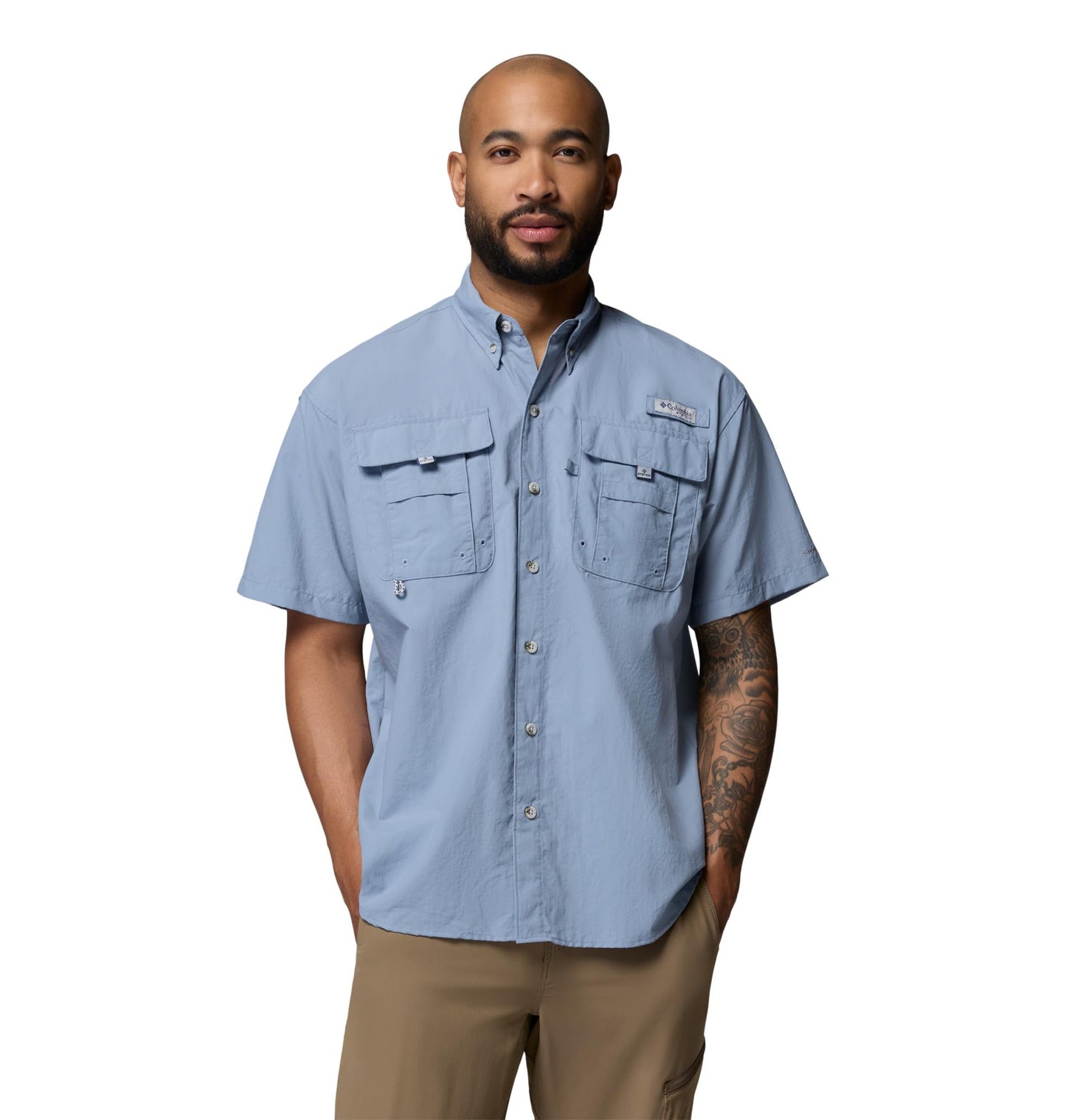 HOTColumbia Men's PFG Bahama II Short Sleeve Fishing Shirt