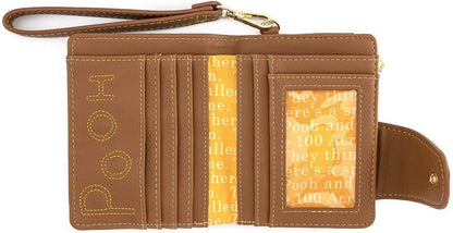HOTLoungefly Disney Winnie the Pooh Canvas Line Drawing Wristlet Wallet