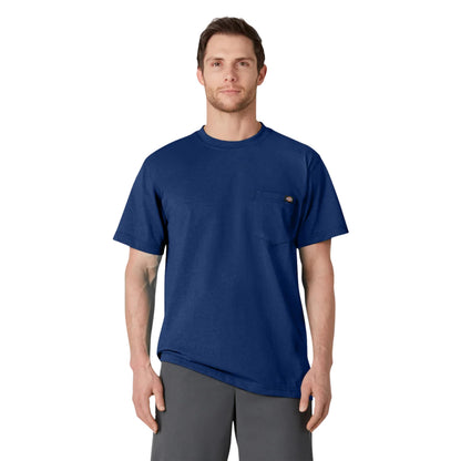 HOTDickies Men's Heavyweight Heathered Short Sleeve Pocket T-Shirt