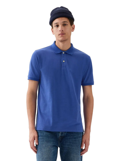 HOTGap Men's Stretch Pique Polo Shirt