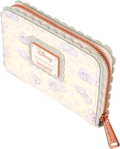 HOTLoungefly Disney Cute Stitch Cherry Blossom Zip Around Wallet