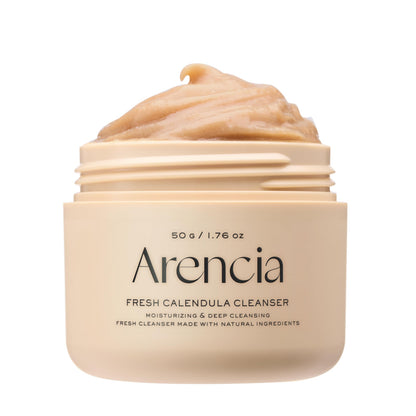 HOTArencia Korean Rice Mochi Face Cleanser - Face Wash, Gentle Scrub All in One for Deep Cleansing, Moisturizing, Pore Minimizing with Rice Water & Green Tea (4.23oz)