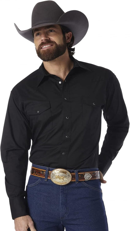 HOTWrangler Western Black Sport Shirt