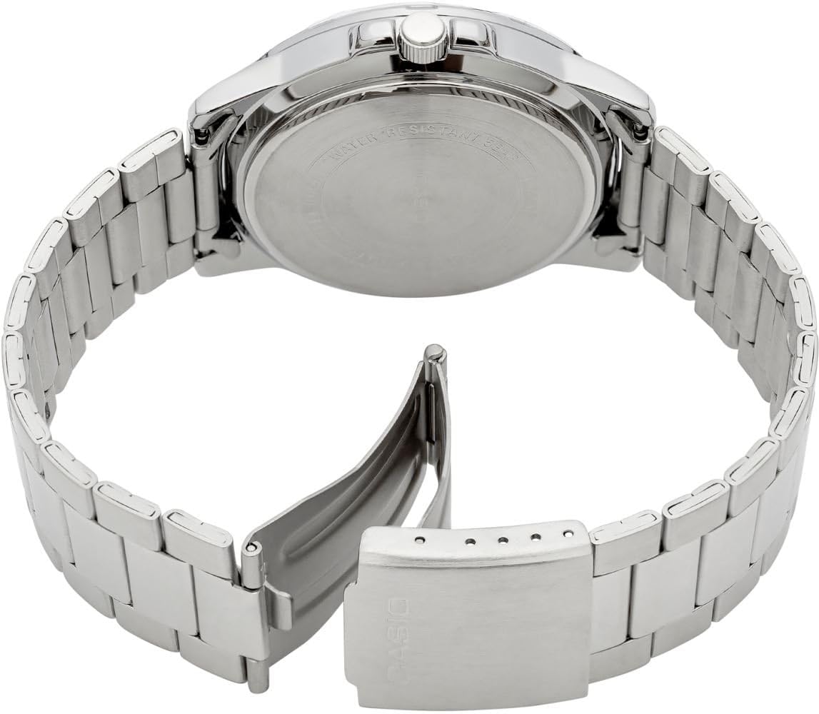 HOTCasio MTP-VD01D-2EV Men's Enticer Stainless Steel Blue Dial Casual Analog Sporty Watch