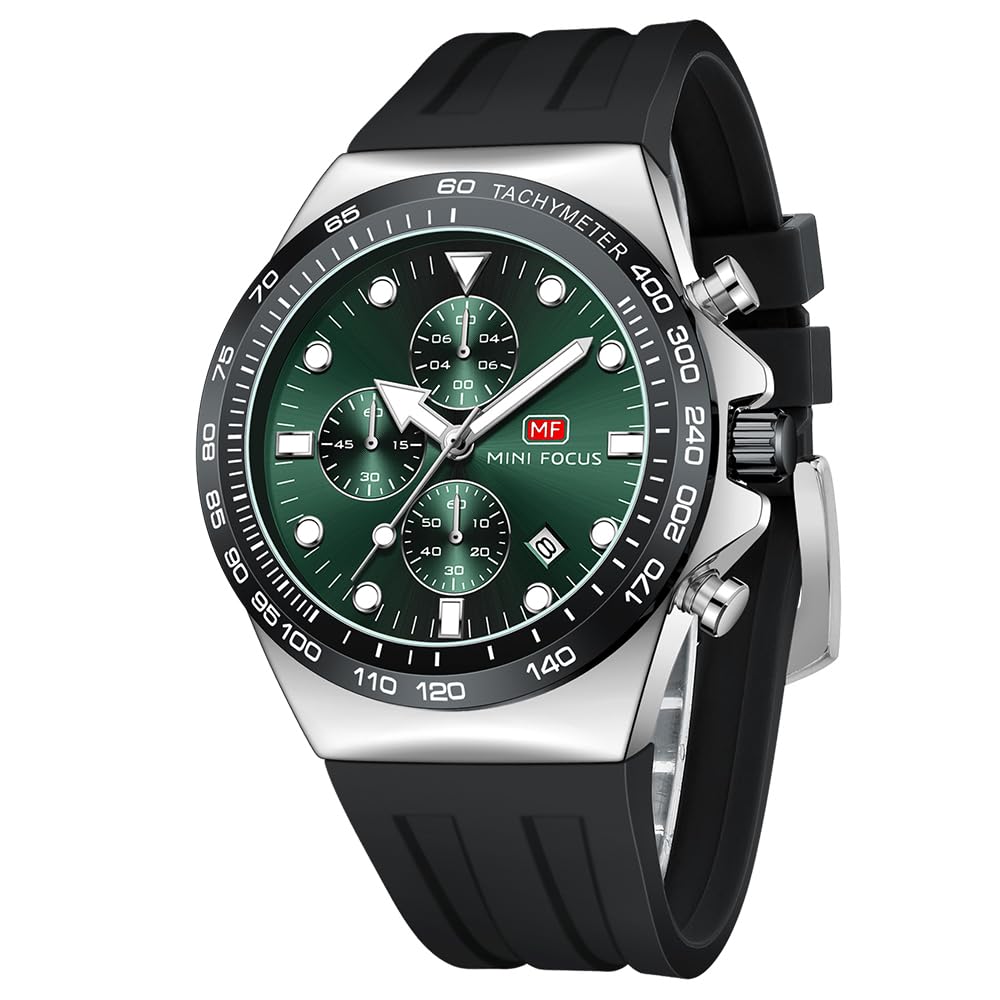 HOTAIMES Watch for Men Sport Military Waterproof Chronograph Mens Watches Analog Quartz Big Face Classic Stylish Fashion Casual Designer Business Work Wrist Watch Elegant Gift for Men