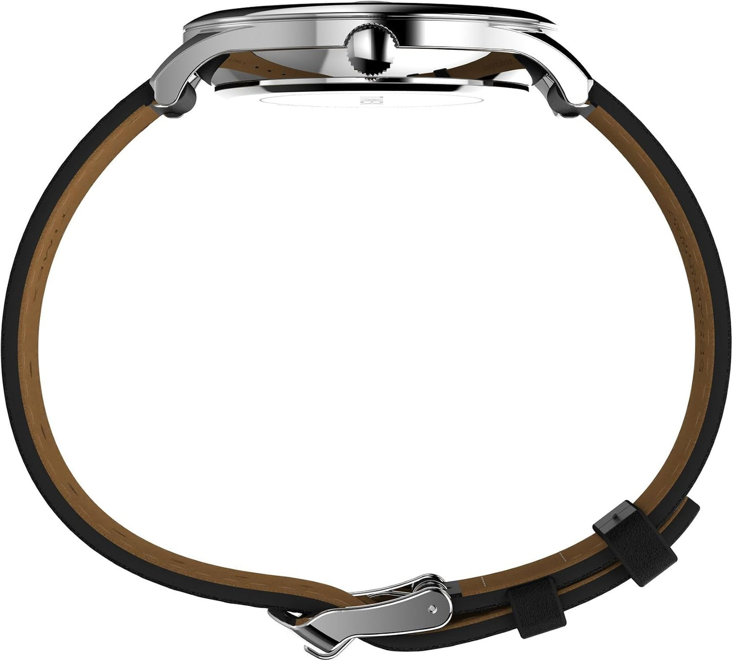 HOTTimex Men's Modern Easy Reader 40mm Watch - Black Strap White Dial Silver-Tone Case