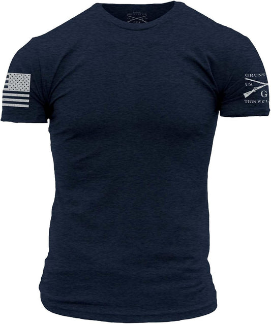 HOTGrunt Style Basic Crew Men's T-Shirt