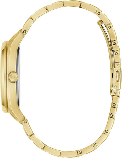 HOTBulova Men's Classic Dress Surveyor 2-Hand Day/Date Quartz Watch, Luminous Hands, 39mm