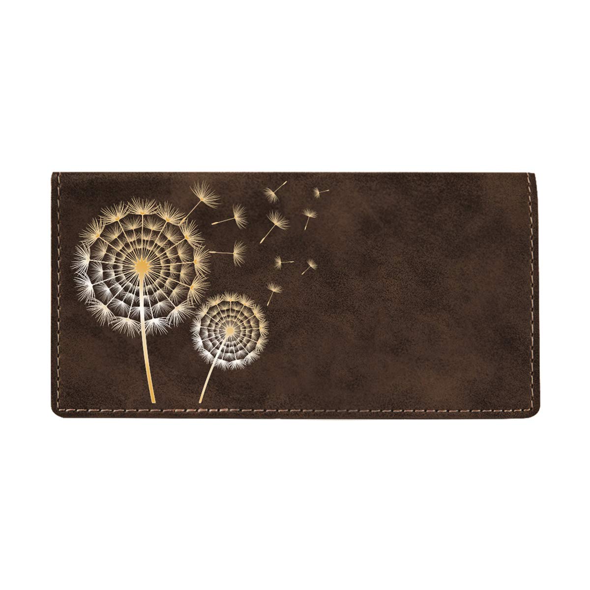 HOTCAROUSELCHECKS Make A Wish Laser Engraved Leatherette Checkbook Cover