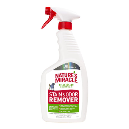 HOTNature’s Miracle Stain and Odor Remover Dog, 32 Ounces, Everyday Mess Enzymatic Odor Control Formula